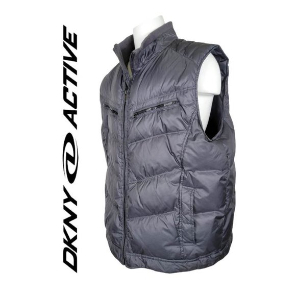Dkny Other - DKNY Active Men's Down Vest - Puffer XXL - Gunmetal Gray